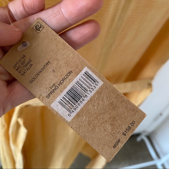 NEW✨Cremieux • Yellow ‘Natalia’ Dress - Picture 8 of 9